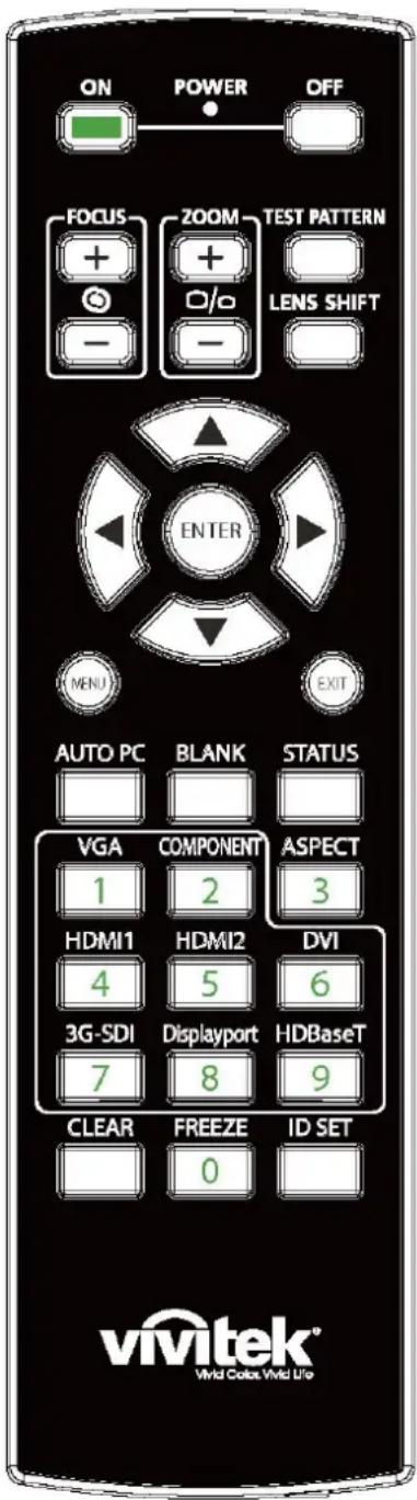 VIVITEK DX6731 - Fernbedienung - 1