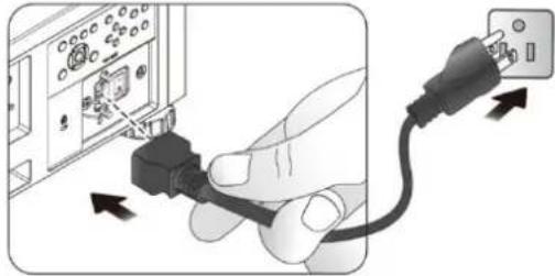VIVITEK DX6731 - Projektor einschalten - 1