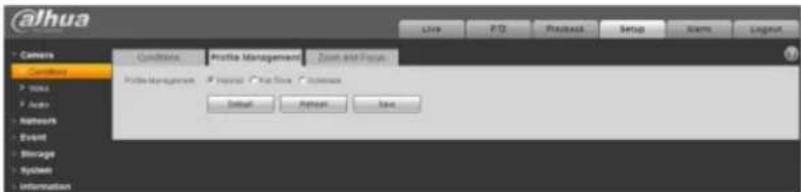 Dahua Technology HDW4431EMP-ASE - Profile Management - 1