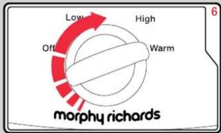 Low High Warm Off 6 morphy richards