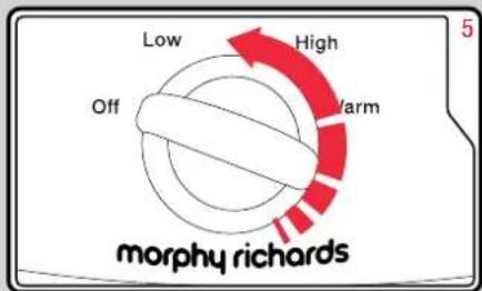 Low High Off Arm 5 morphy richards