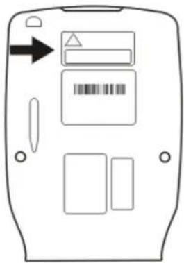 HONEYWELL MX7 - Position des Etiketts - 1