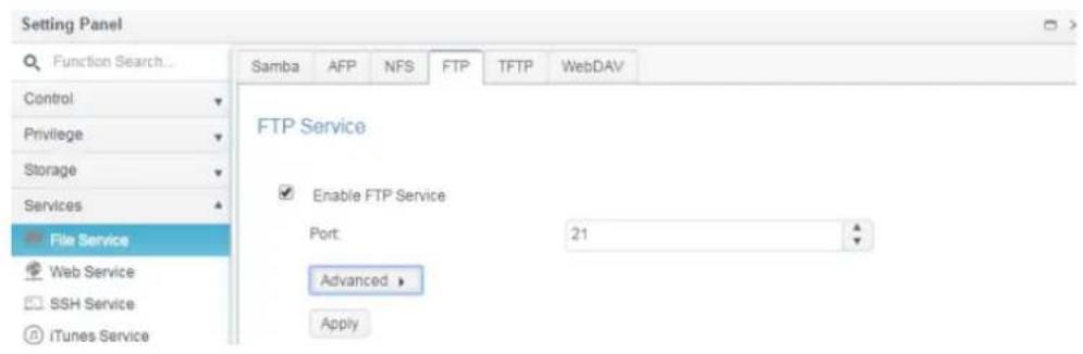 Thecus N2810 - FTP - 1