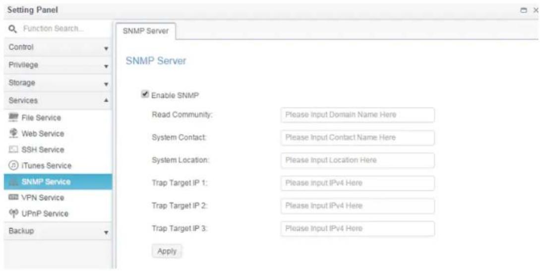 Thecus N2810 - SNMP Service - 1