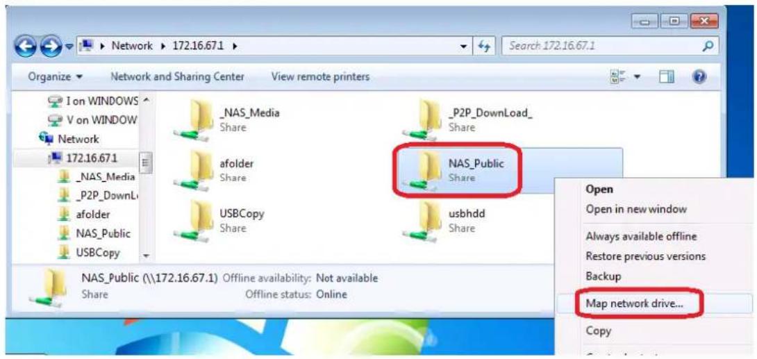 Thecus N2810 - Share folder accessibility with associated login user account - 1