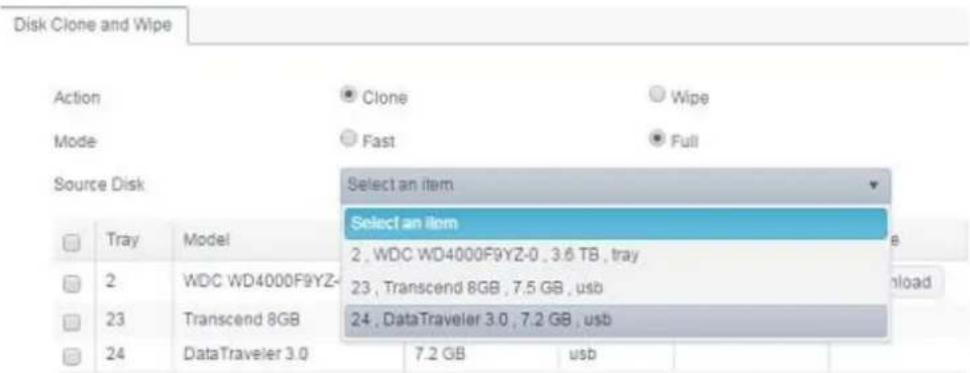 Thecus N2810 - Disk Clone: - 1