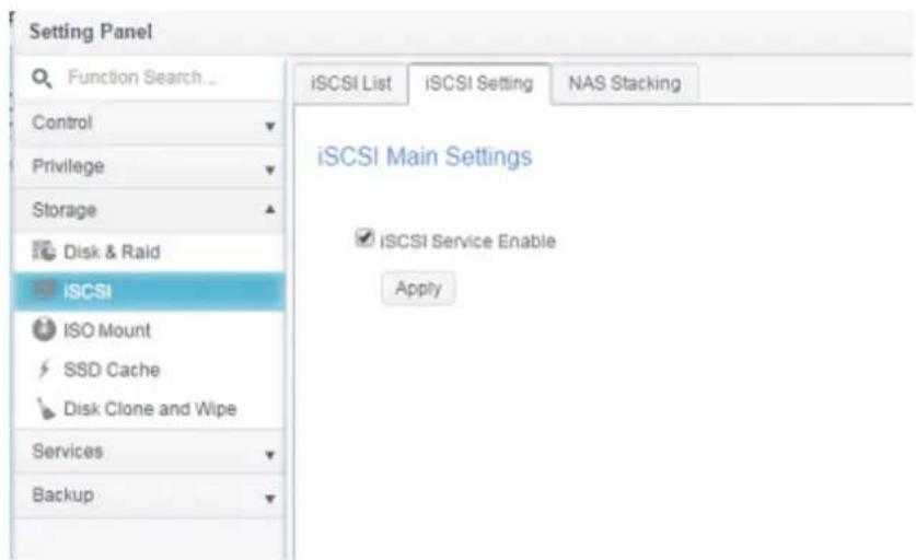 Thecus N2810 - iSCSI Setting - 1