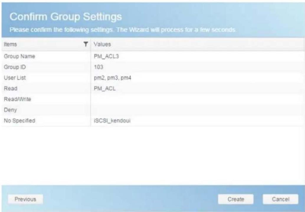Thecus N2810 - Create Group: - 5