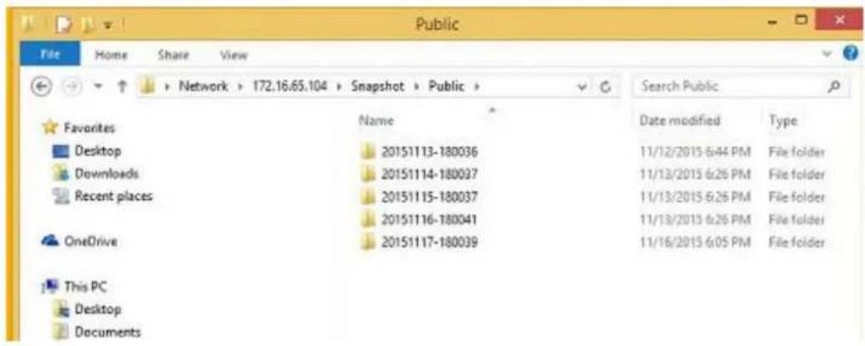 Thecus N2810 - Snapshot Restore - 2