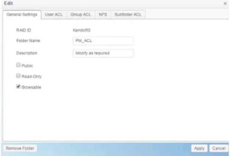 Thecus N2810 - Remove Folder: - 1