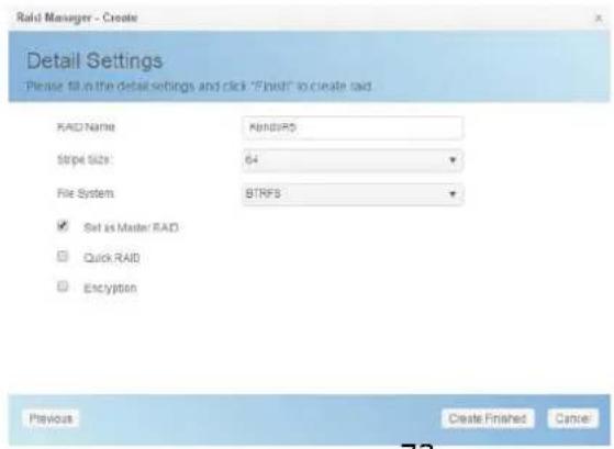 Thecus N2810 - Create a RAID - 4