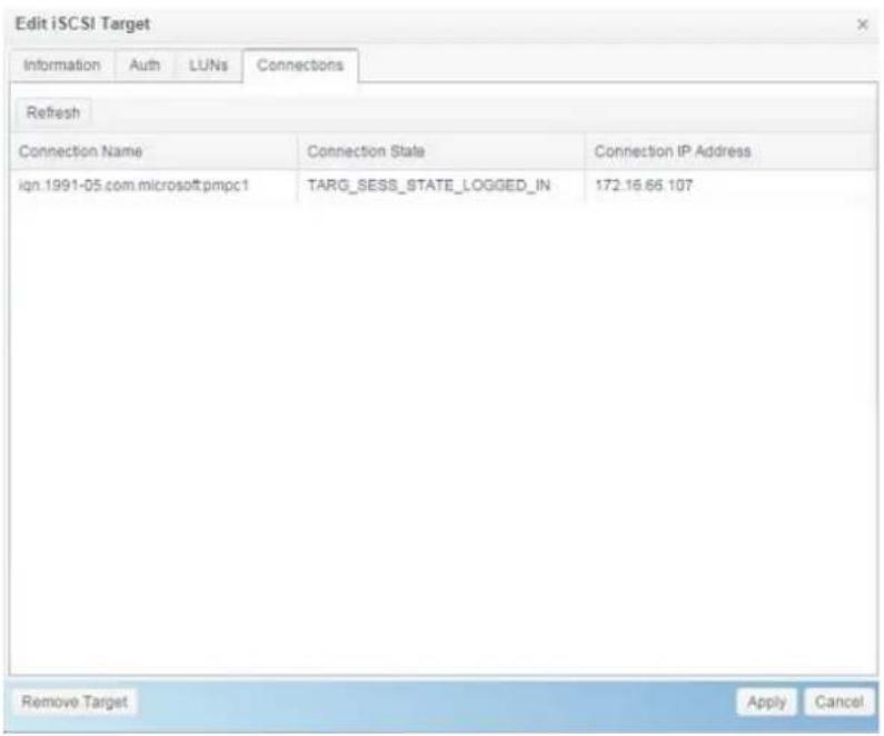Thecus N2810 - Modify/Remove iSCSI Target - 3