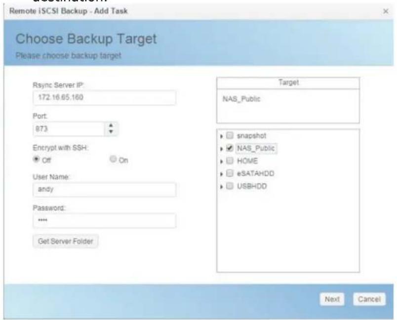 Thecus N2810 - Remote iSCSI Backup - 2