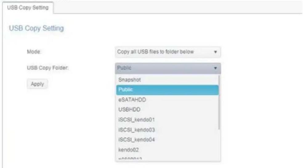Thecus N2810 - Disable USB Copy: - 2