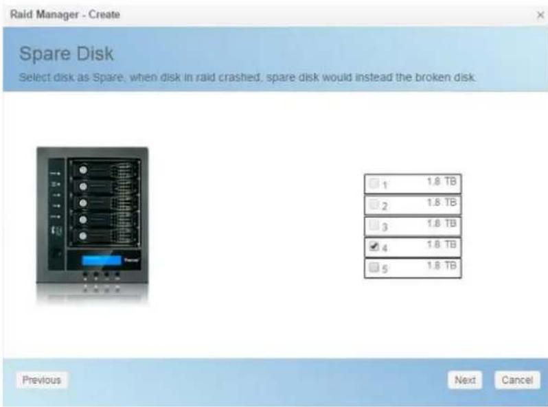 Thecus N2810 - Create a RAID - 3