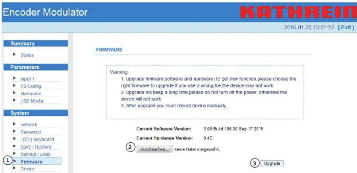 KATHREIN UFX 100 - Firmware - 1