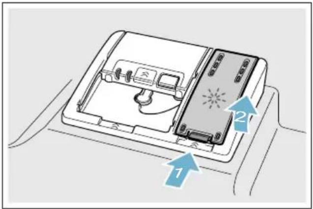 NEFF GX 6801 I - So füllen Sie Klarspüler nach: - 1