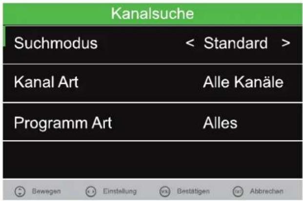 Reflexion LDD3288 - Sat-Konfiguration Kanalsuche - 1