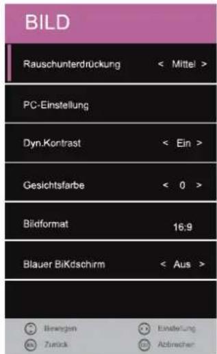 Reflexion LDD4088 - Menüeinstellungen - 2