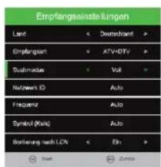 Reflexion LDD4088 - DVB-C Abstimmung - 2