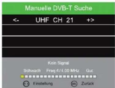 Reflexion LDD4088 - Manuelle DVB-C/T(T2HD) Suche - 1