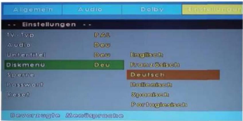 Reflexion LDD4088 - Discmenü - 1