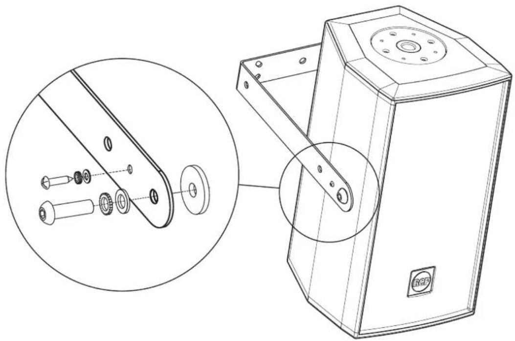 RCF C 3108-96 - b) VERTICAL MOUNTING WITH U BRACKET - 1