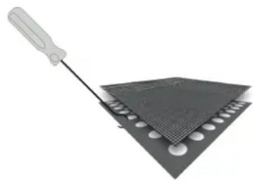 RCF C 3108-96 - COME RIMUOVERE LA GRIGLIA PER AVERE ACCESSO ALLA TROMBA - 3