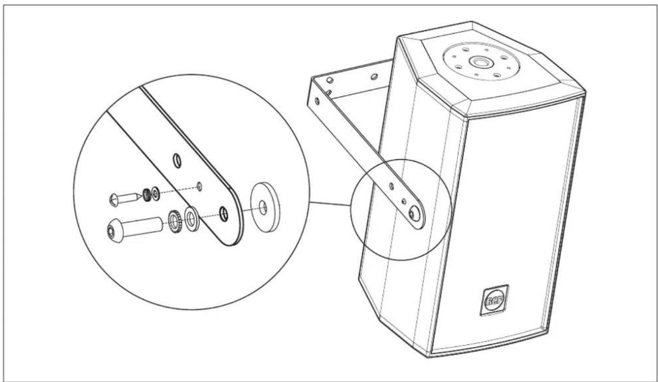 RCF C 3108-96 - b) INSTALLAZIONE IN POSIZIONE VERTICALE TRAMITE STAFFA AD U - 1