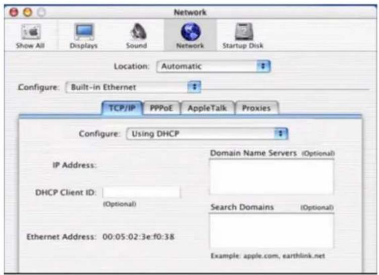 Pirelli Discus DRG A124G - ETHERNET CONNECTION >> MAC OS 10.X - 1