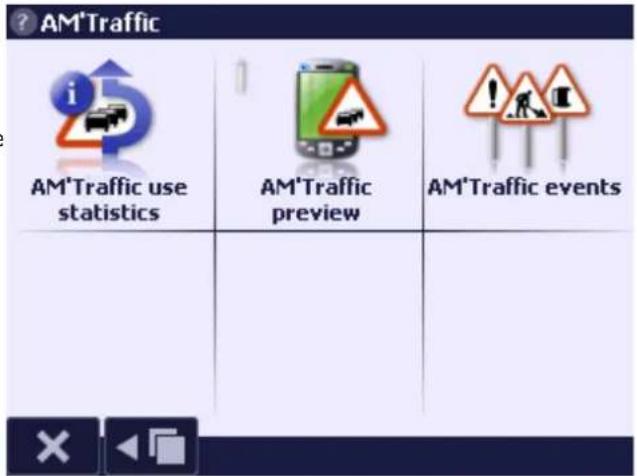 AutoMapa 6.8 - AM'Traffic menu - 1