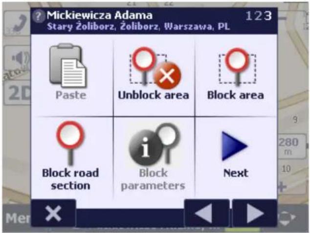 AutoMapa 6.8 - Context menu 4 - 1