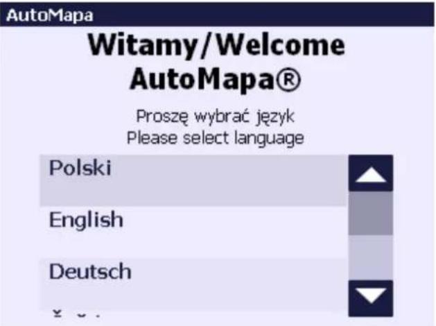 AutoMapa 6.8 - Program start-up - 1