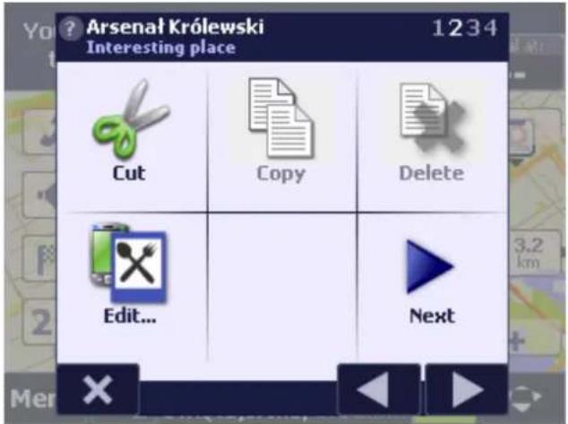AutoMapa 6.8 - Context menu 4 - 2
