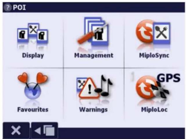 AutoMapa 6.8 - POI menu - 1