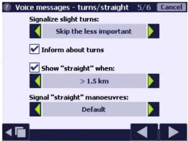 AutoMapa 6.8 - Turns/straight - 1