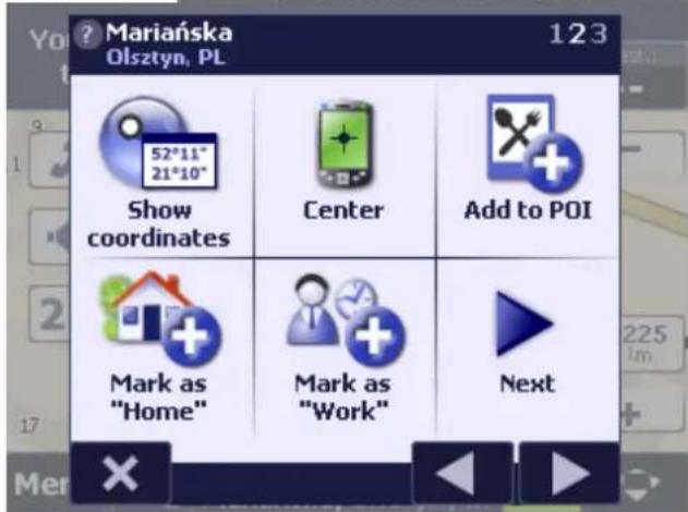 AutoMapa 6.8 - Context menu 2 - 4