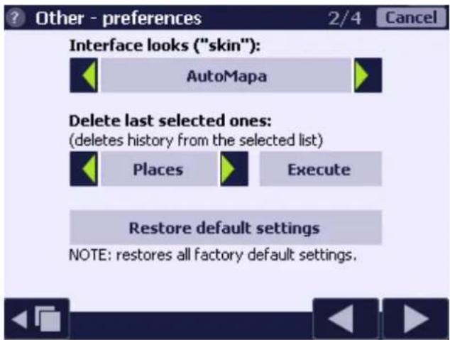 AutoMapa 6.8 - Preferences - 1