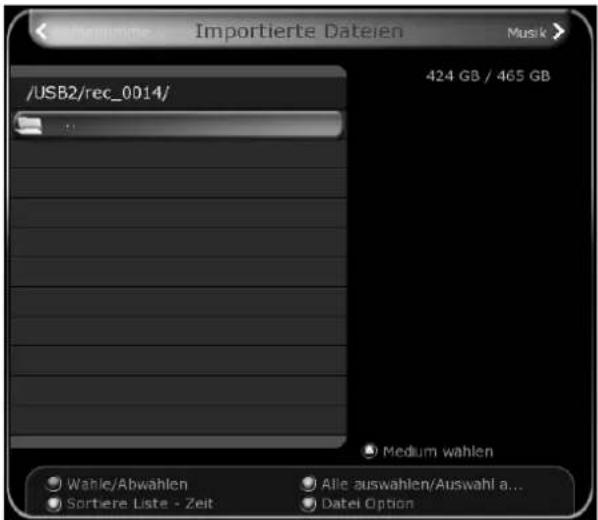 Arcon Titan 1010 HDTV - Importierte Dateien (Diverse Videoformate) - 1