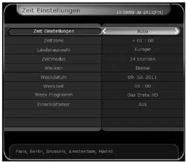 Arcon Titan 1010 HDTV - EPG Zeitraum: - 1