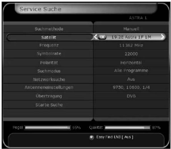 Arcon Titan 1010 HDTV - Programmsuche: - 3