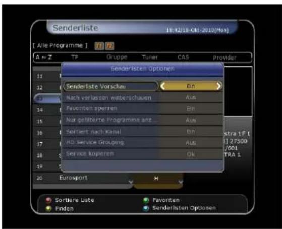 Arcon Titan 1010 HDTV - Programminformationen - 5