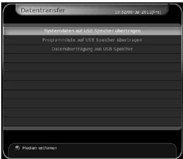 Arcon Titan 1010 HDTV - Datentransfer auf USB - 1