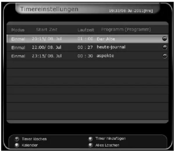 Arcon Titan 1010 HDTV - Wiedergabeliste - 1