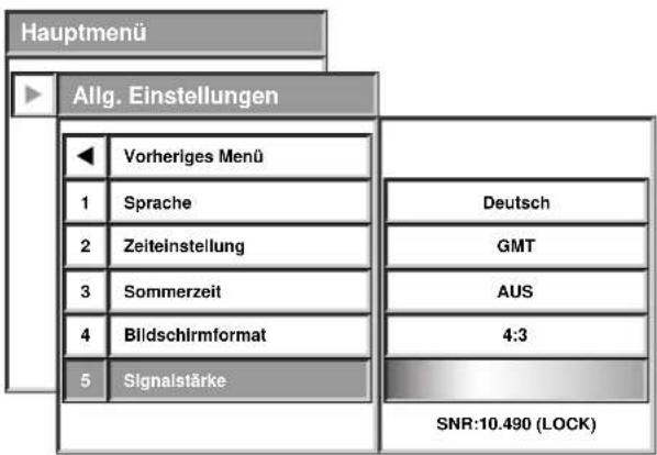 Radix Epsilon 3CI - Signalstärke überprüfen - 3