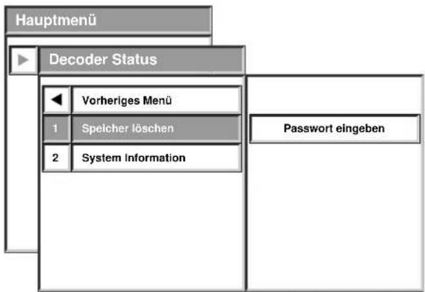 Radix Epsilon 3CI - Decoder Status – Speicher löschen - 7