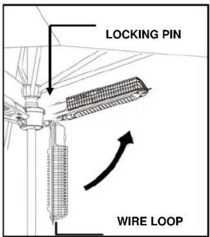 Hiland HLI-1P - NOTE: WAIT UNTIL THE HEATER PANELS HAVE ALL COOLED DOWN BEFORE FOLDING THE HEATER PANELS DOWN. - 1