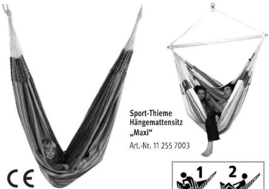 Sport-Thieme Maxi - Sport-Thieme® Therapie-Hängematte Sport-Thieme® Hängemattensitz „Maxi“ - 1