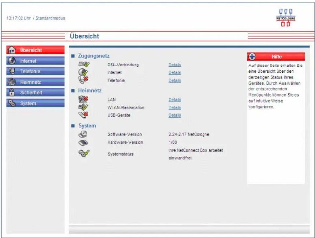 NetCologne NetConnect Premium - Verbindung mit dem NetConnect Premium herstellen - 2