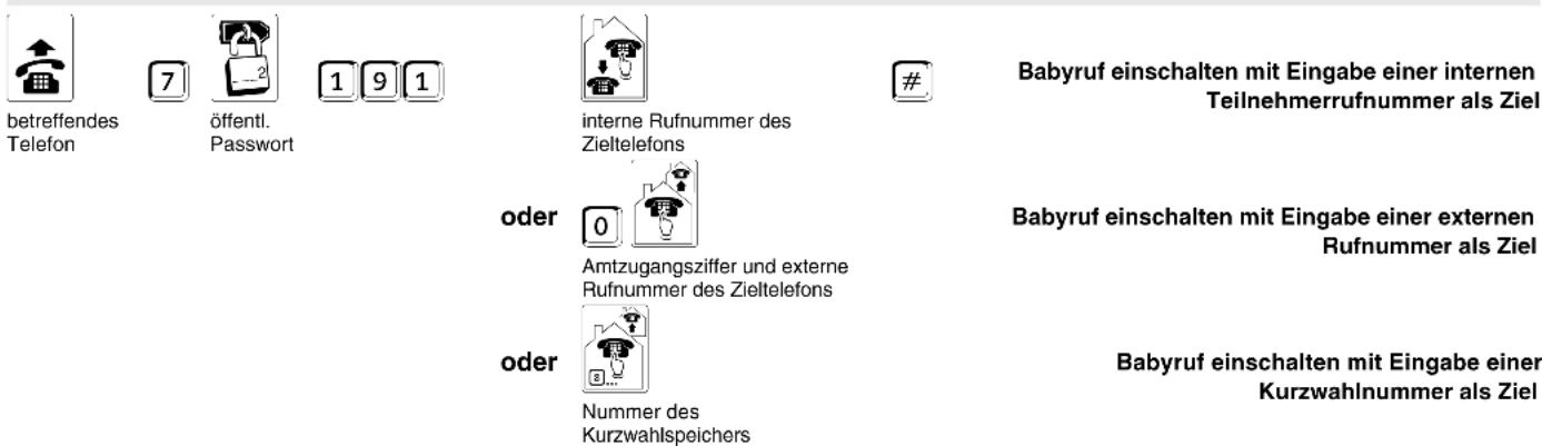 Auerswald COMpact 4410 USB - Babyruf/Seniorenruf einstellen (Verbindung ohne Wahl) - 1